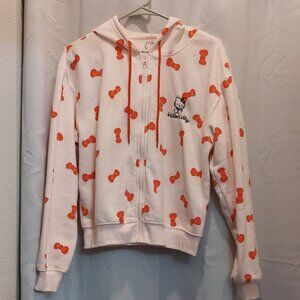 Hello kitty zip up hoodie xs